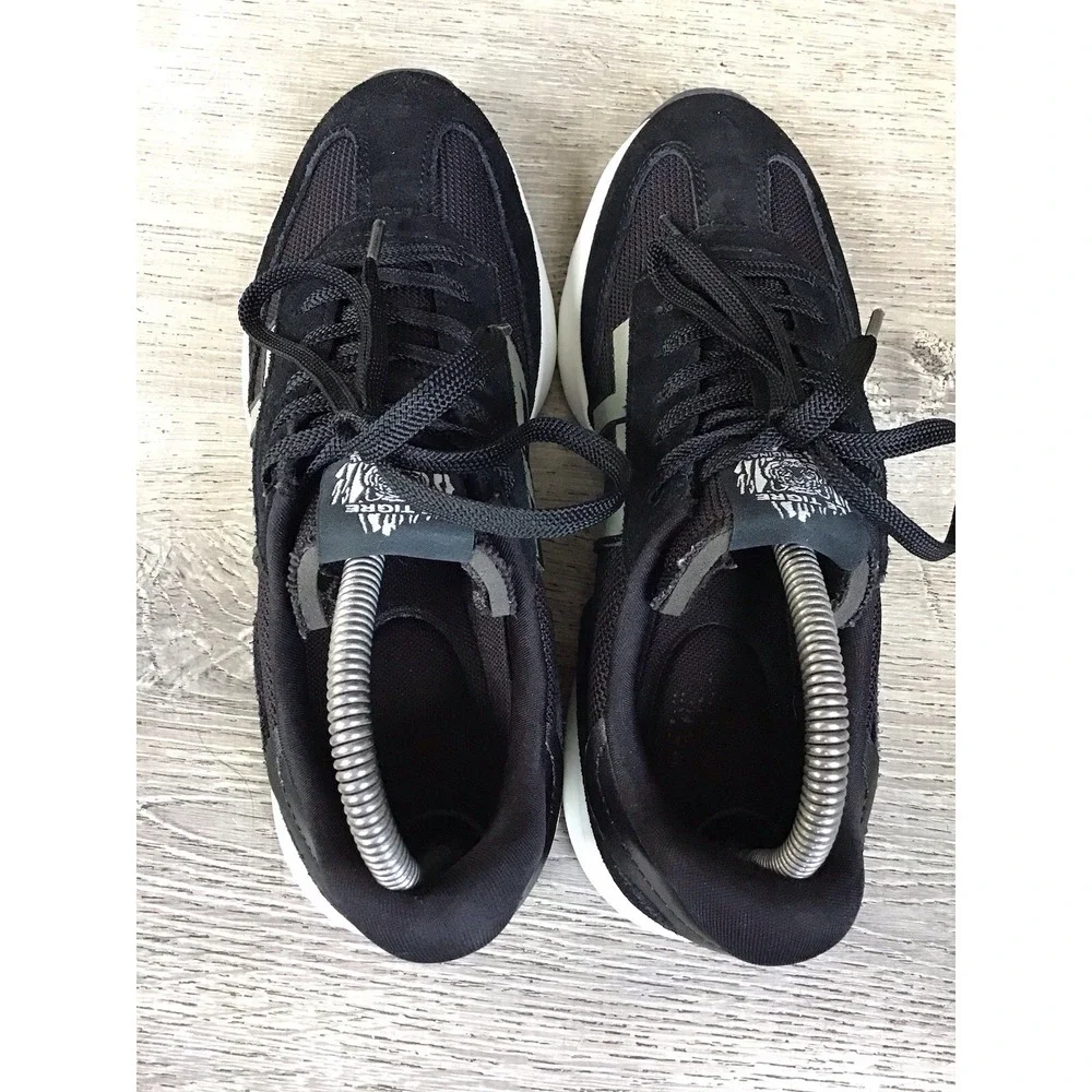 Le Tigre Racer 77 Retro Style Sneakers Black/Silver Women's Size 8.5 Shoes
